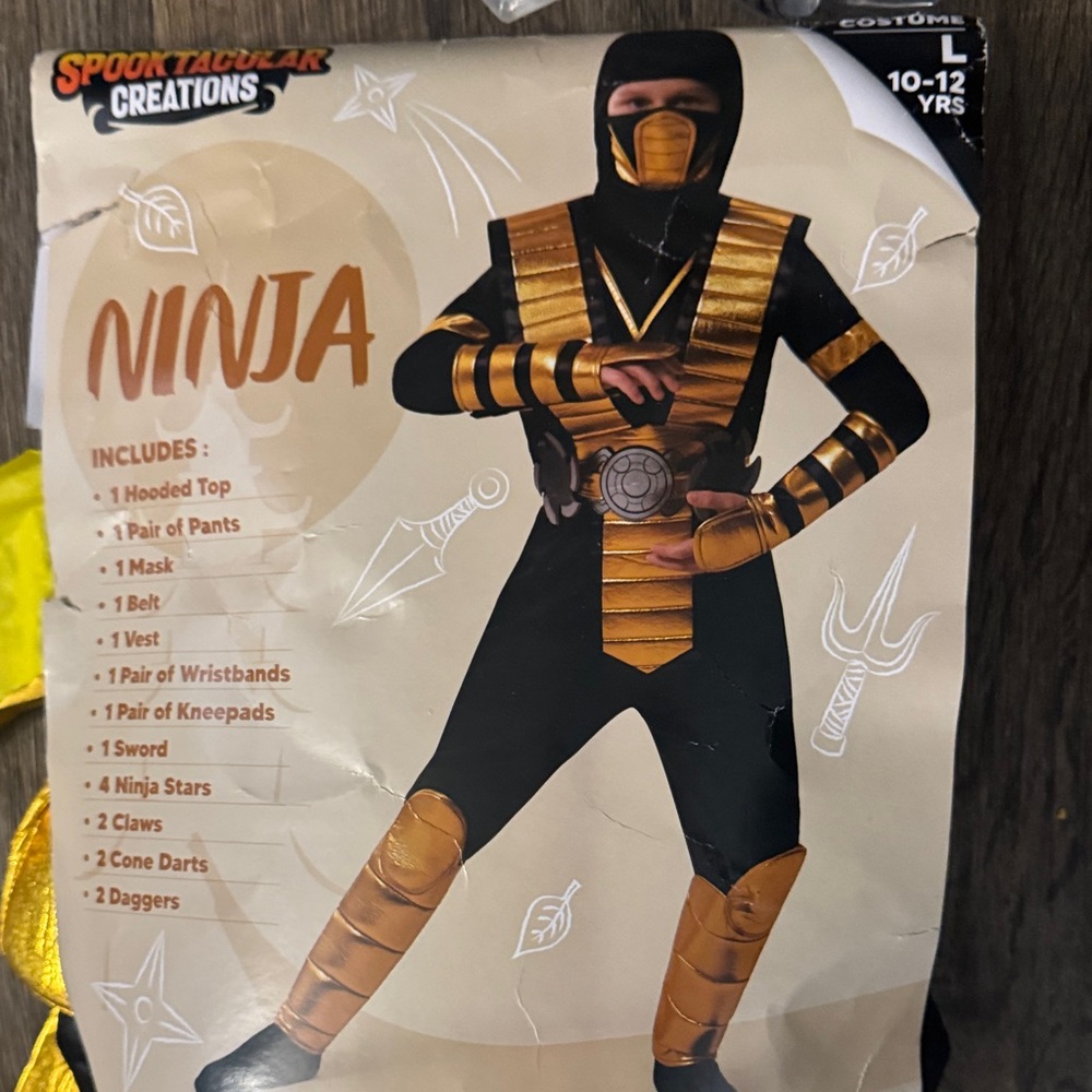 🥷🏽Ninja Warrior Costume for Kids -🥷🏻
